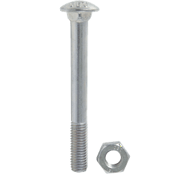 Build and Fix BP-CSB1090-6 6 x Square Cup Bolts and Nuts 10 x 90 mm