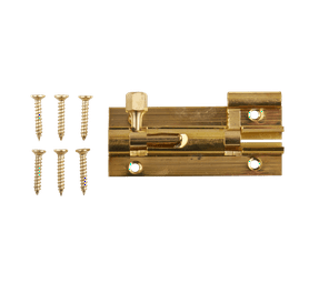Build and Fix 63 mm Barrel Bolt Necked Polished Brass
