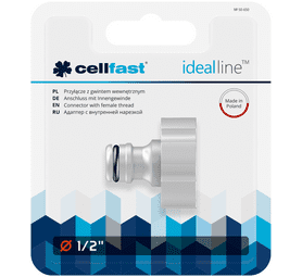 Cellfast CF50-655 Tap Connector Female Thread Grey 19 mm Blister