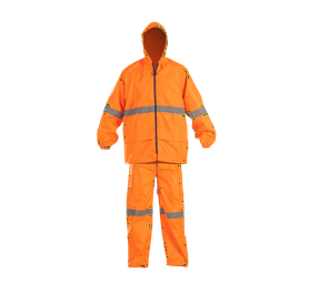 Rainsuit Reflective Tape Rubberised Orange L