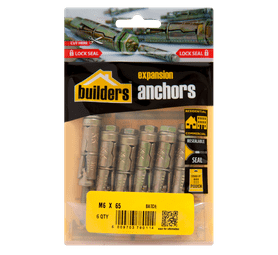 Build and Fix 704957 6 x Expansion Bolt 65 x 6 mm