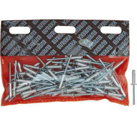 Eureka 80 x Aluminium Open Blind Rivets 4.8 x 18 mm