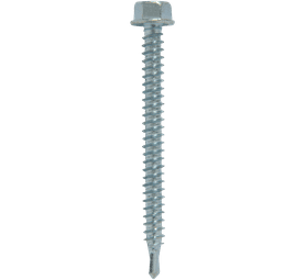 Build and Fix 100 x Threaded Coarse Hex Screws 5.5 x 60 mm