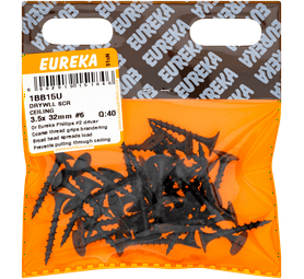 Eureka 40 x Drywall Screws 32 x 3.5 mm