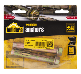 Build and Fix 2 x Sleeve Anchors 16 x 110 mm