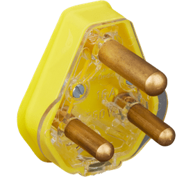 Crabtree Plug Top16 amp Yellow
