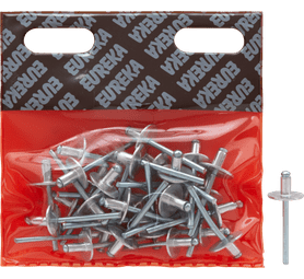 Eureka Large Flange Aluminium Blind Rivets 4.8 x 8 mm