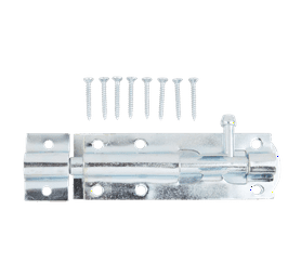 Build and Fix 100 mm Barrel Bolt Zinc Plated