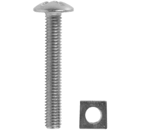 Build and Fix BP-GB0640-20 20 x Gutter Bolts and Nuts 6 x 40 mm