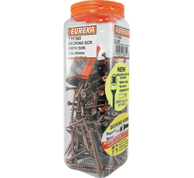 Eureka 4.5 x 60 mm Decking Screw Smooth Shank Q200