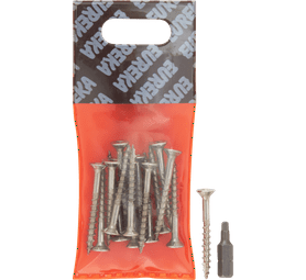 Eureka 1FK10U 4.5 x 40 mm Cut Screw Stainless Steel 16 Pack