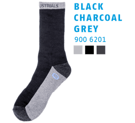 Bata Socks Charcoal and Black Size 10-14