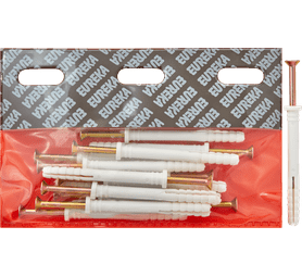 Eureka 6S30 8 x 80 mm Nail In Rimmed White 15 Pack