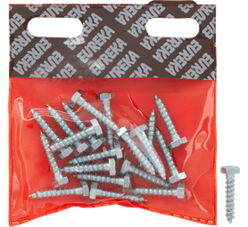 Eureka 1CA10U 6 x 30 mm Coach Screw Galvanised 20 Pack