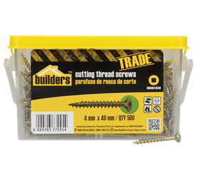 Build and Fix 500 x Cut Thread Screws 4 x 40 mm
