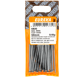 Eureka Flat Head Wire Nails 50 mm