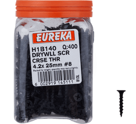 Eureka H1B140 4.2 x 25 mm Drywall Screw Coarse 400 Pack