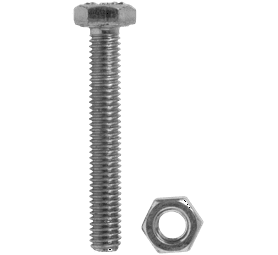 Build and Fix BP-SETN0640-8 8 x Hex Bolts and Nuts Set 6 x 40 mm