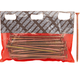 Eureka 1FI90U 6 x 120 mm Cut Screw Smooth Shank 25 Pack