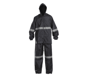 Rainsuit Reflective Tape Rubberised Navy XL