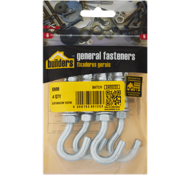 Build and Fix 4 x Expansion Hook Bolts 8 mm