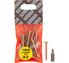 Eureka 1FD50U 4.5 x 40 mm Cut Screw Full Thread 16 Pack