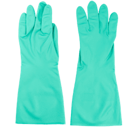 Robust Nitrile Coated Glove Green 7/S