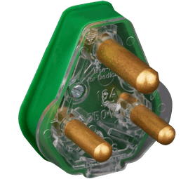 Crabtree Plug Top 16 amp Green