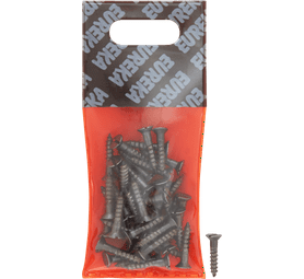 Eureka 1BJ20U 4 x 20 mm W/Screw Countersunk Steel 40 Pack