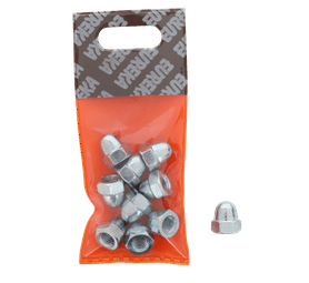 Eureka Zinc Plated Dome Nut 8 x 10 mm