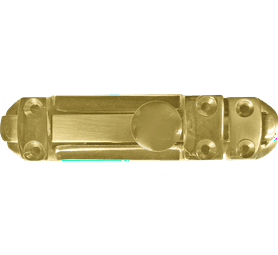 Euro Brass Deadbolt Flat Brass 100 mm