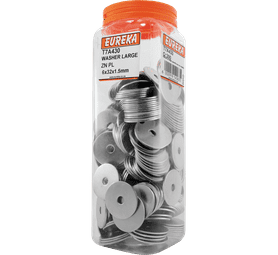 Eureka 300 x Large Zinc Plated Washers 6 x 32 x 1.5 mm