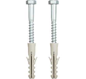 Eureka 3L80 8 x 75 mm Coach Screw And Plug 2 Pack