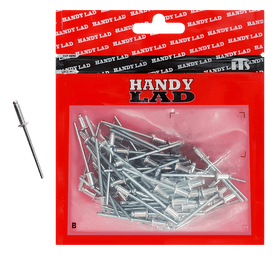 Rutherford 100 x Aluminium Blind Rivets 10 x 3.2 mm