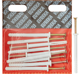 Eureka 6Q80 6 x 70 mm Nail In Rimmed White 10 Pack