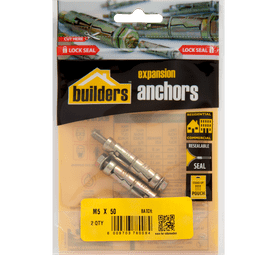 Build and Fix 704949 2 x Expansion Bolt 50 x 5 mm