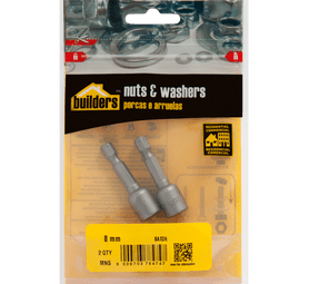 Build and Fix 704770 2 x Magnetic Nut Setter 8 mm