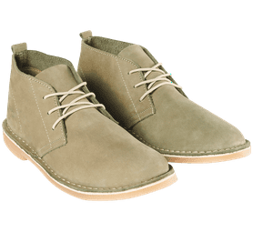 Bata Mens Nubuck Safari Shoe Olive Size 10