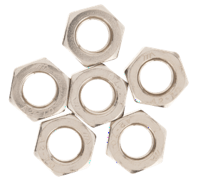 Build and Fix 6 x M12 Stainless Steel Hex Nuts