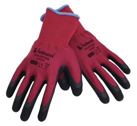 Robust 13G Comfort Grip Safety Gloves Red Size 10