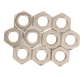Build and Fix 10 x M10 Stainless Steel Hex Nuts