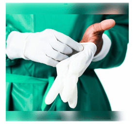 Medspot Health Powder Free Latex Gloves White Medium