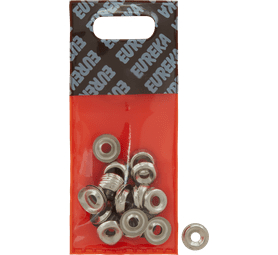Eureka 50 x Nickle Plated N8 Cup Washers 4.2 mm