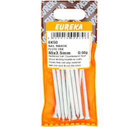 Eureka SM Countersunk Flat Head Mason Nails 65 mm
