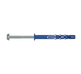 Rawlplug 4 x Frame Fixing Plugs and Screws Silver 10 x 100 mm