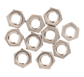 Build and Fix 10 x M4 Stainless Steel Hex Nuts