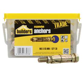 Build and Fix 30 x Expansion Anchors 8 x 65 mm
