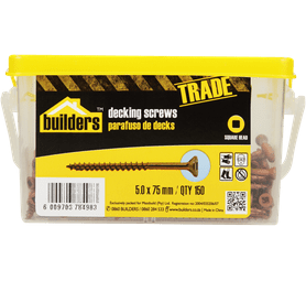 Build and Fix 150 x Decking Screws 5 x 75 mm