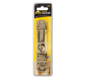 Build and Fix 150 mm Security Bolt Brass Plated