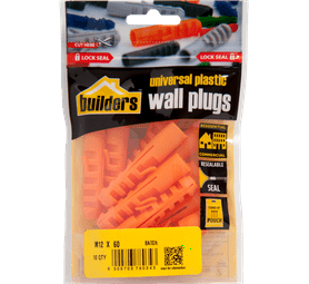 Build and Fix 10 x Wall Plugs 12 x 60 mm